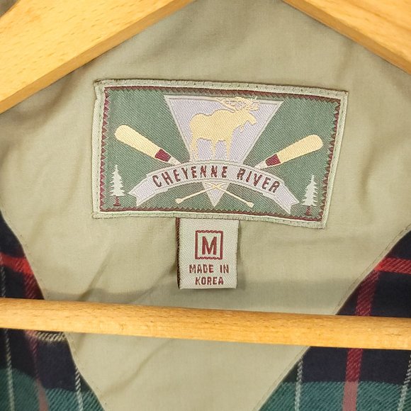 Habersham Vineyards Winery Jacket Men's Med Lined Khaki Full Zip Cheyenne River - Picture 9 of 15